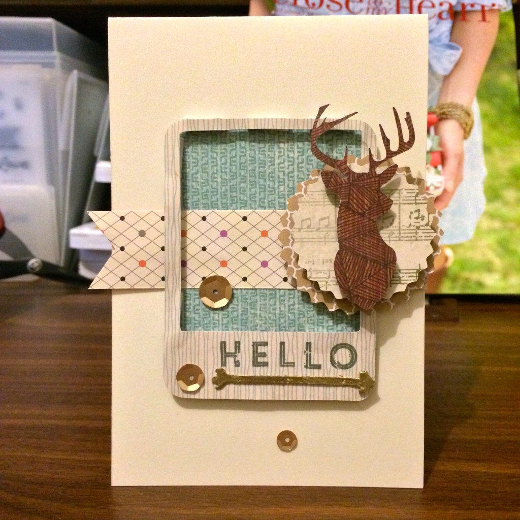 Hello Deer Artfully Sent Card