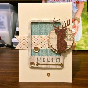 Hello Deer Artfully Sent Card