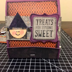 CTMH Nevermore Paper Pack & Trick or Treat Sweets Halloween Matchbook Treat Holder featuring the Witch