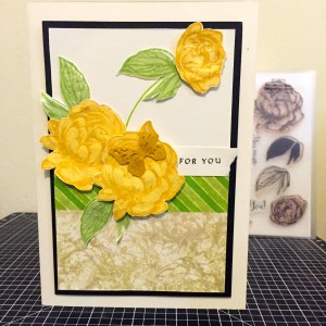 Beloved Bouquet - January 2016 Stamp of the Month : Yellow Rose For You