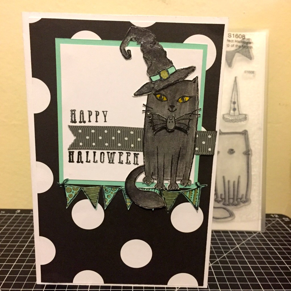 Happy Halloween - Aug Stamp of the Month Purr-fect Halloween www.maz.closetomyheart.com.au