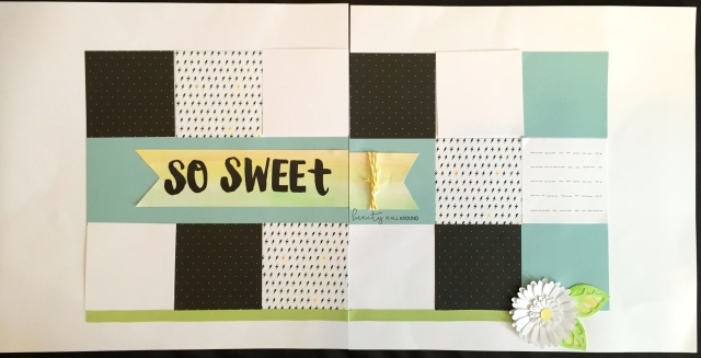 So Sweet: Double Page Layout using Jeepers Creepers. www.maz.closetomyheart.com.au