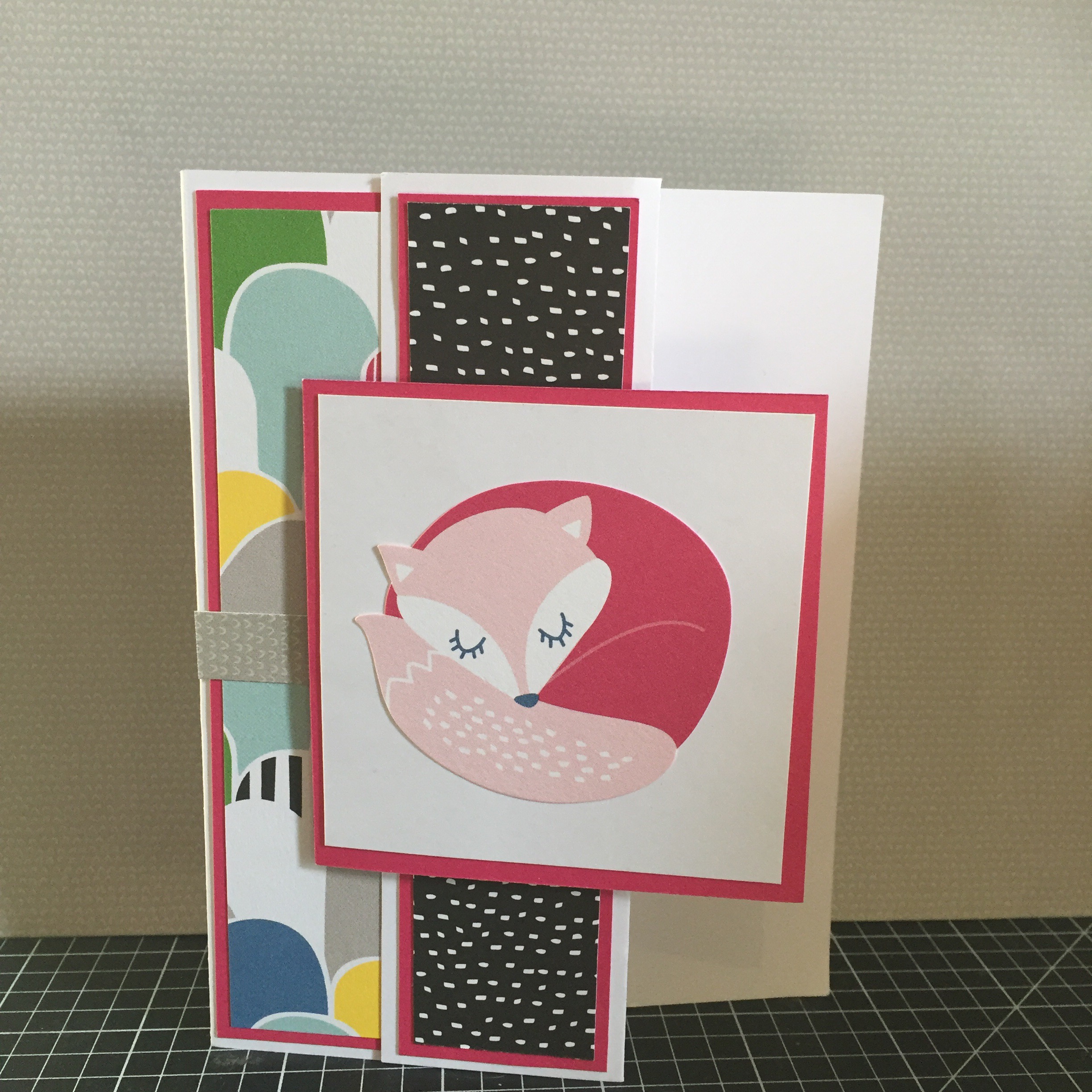 Some Kinda of Wonderful Sleeping Fox Card. www.maz.closetomyheart.com.au