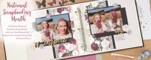 National Scrapbooking Month, Live Beautifully www.maz.closetomyheart.com.au