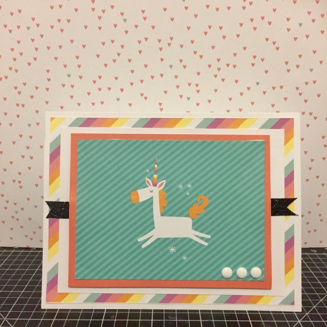 Little Dreamer Unicorn Card www.maz.closetomyheart.com.au