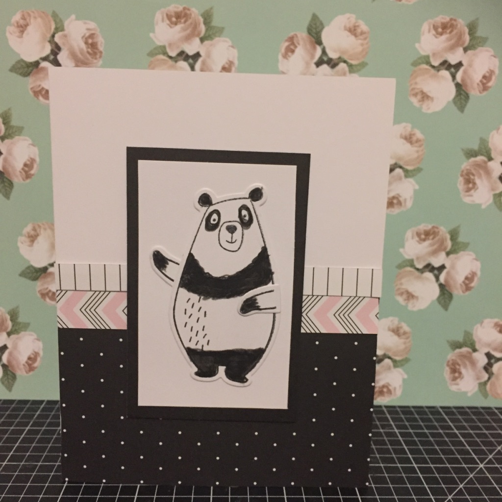 Panda Card - Live Beautifully collection www.maz.closetomyheart.com.au