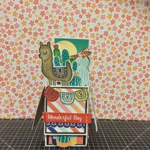 Llama Prickly Pear Pop Up Box Card www.maz.closetomyheart.com.au