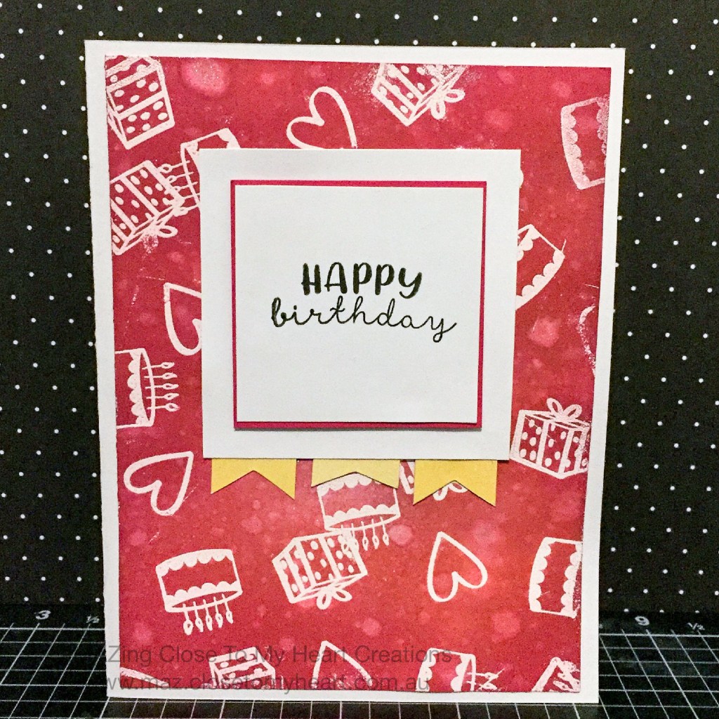 Through the Year November Stamp of the Month Birthday Card com.au