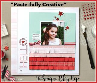 Paste-fully Creative - CTMH Technique Blog Hop www.maz.closetomyheart.com.au