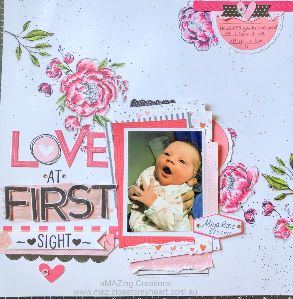 Mixing it up with Close To My Heart – Scrapbook&nbsp;Layout