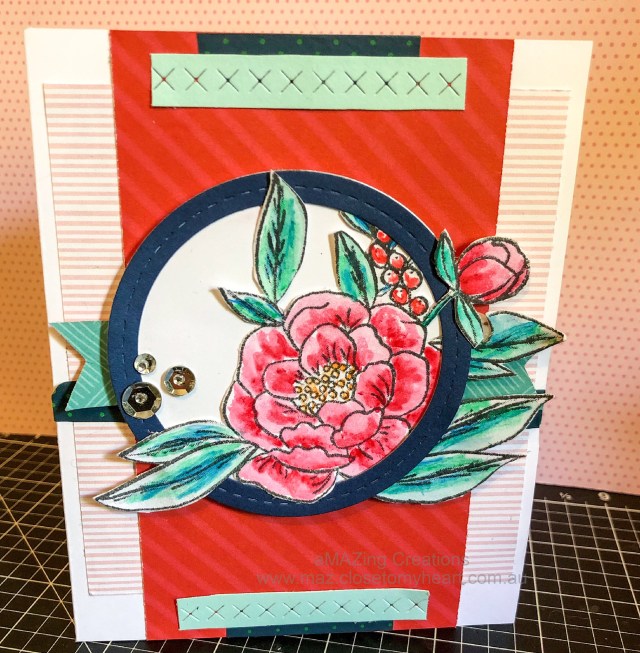 Lovely Layers Love Blossoms Rose Card maz.closetomyheart.com.au #ctmh #ctmhloveblossoms