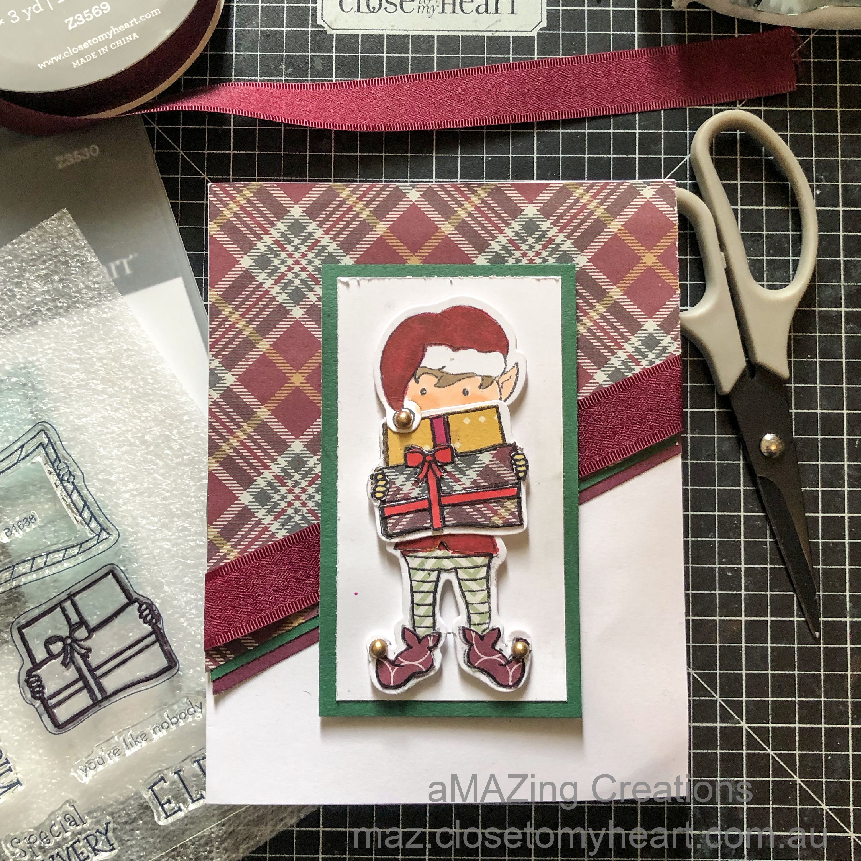 Hawthorn Christmas Card maz.closetomyheart.com.au #ctmh #ctmhhawthorn