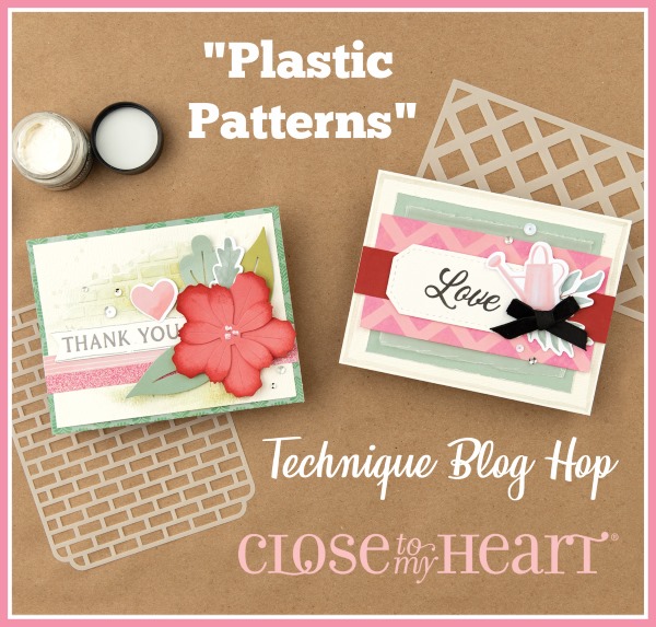 Plastic Patterns – CTMH Technique Blog Hop – aMAZing Creations