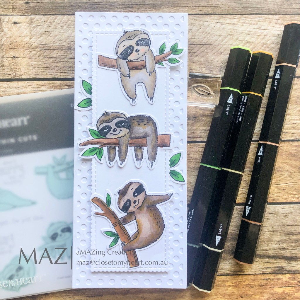 Take it Easy – we are just creating some fun Sloth&nbsp;cards
