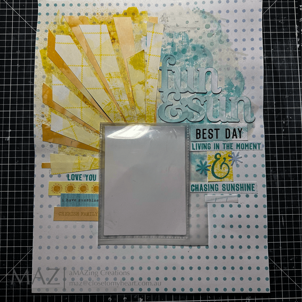 Fun & Sun Dream Maker 8½” x 11″ Scrapbook&nbsp;Layout