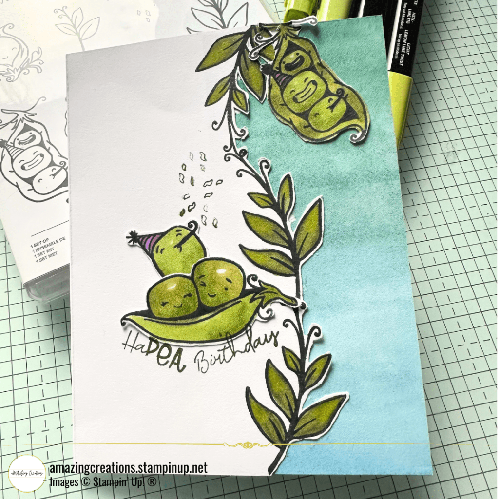 It’s a Pea-tiful Day for a HaPEA Birthday&nbsp;Card