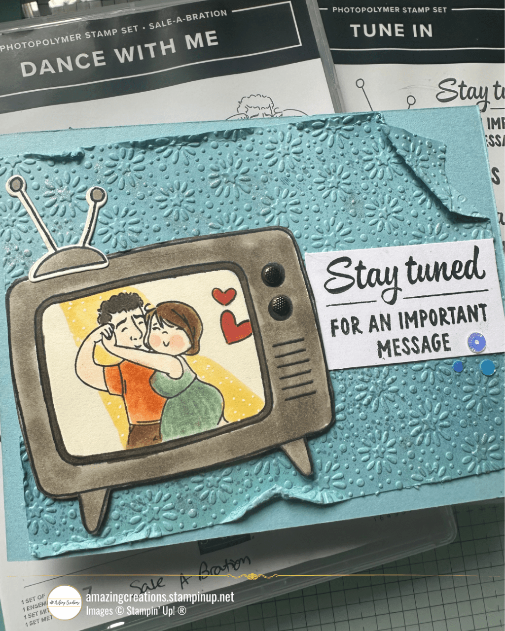 Starstruck Retro Dancing Duo with FREE Stamp Set and Embossing&nbsp;Folder!