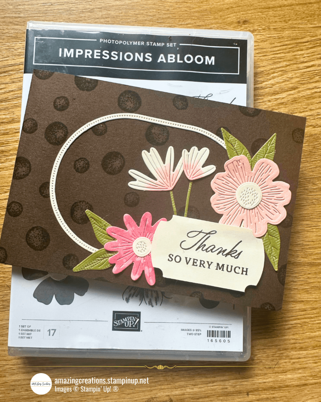 Thanks So Very Much with Impressions&nbsp;Abloom