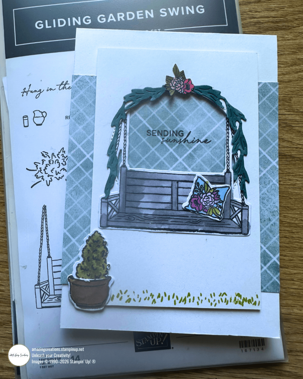 Relaxing in the Shade with Gliding Garden&nbsp;Swing