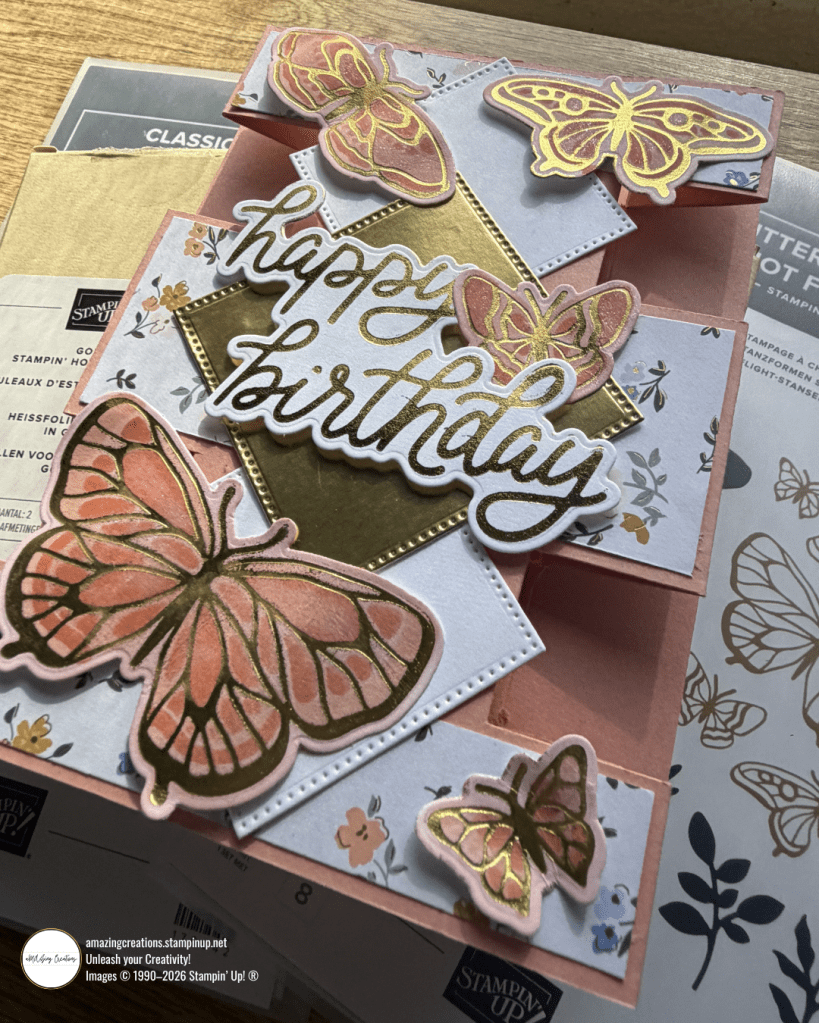 Stampin' Up! Butterfly Flight Double Tower Birthday Card