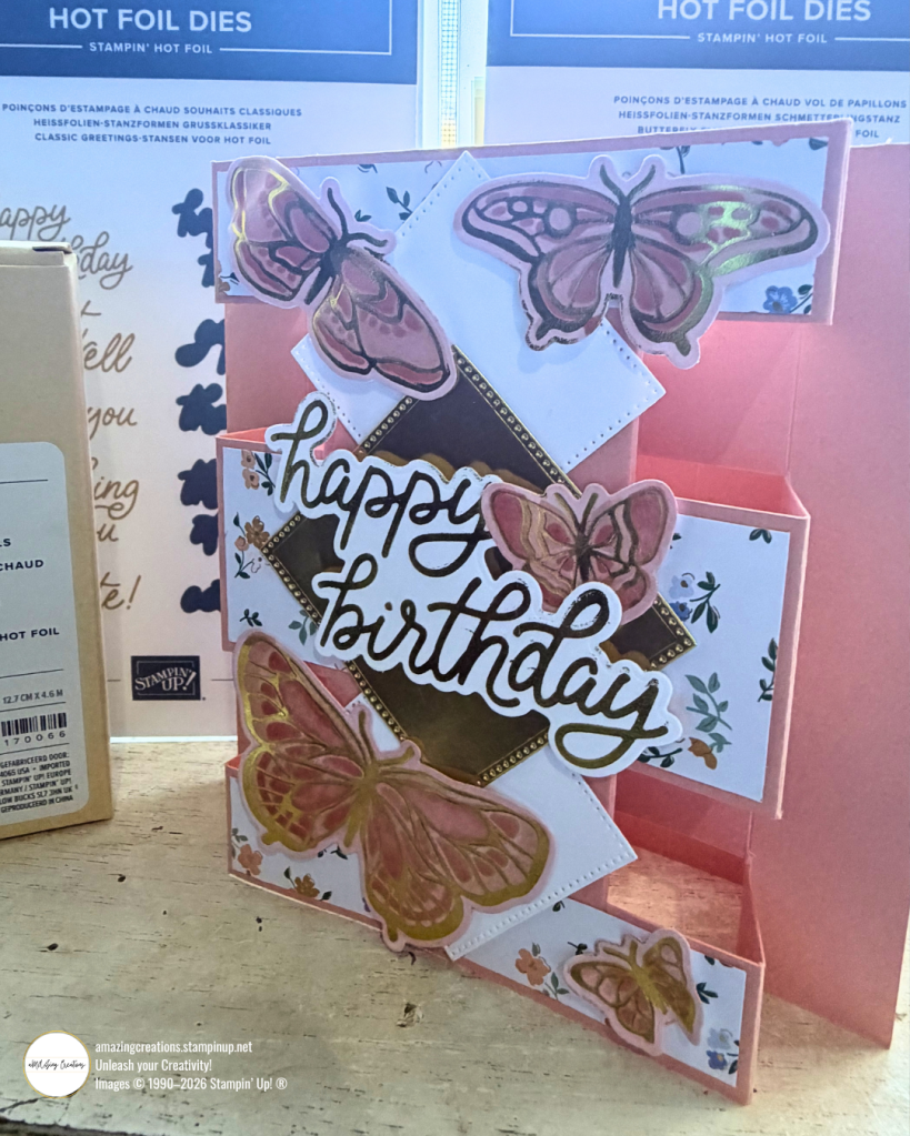 Stampin' Up! Butterfly Flight Double Tower Birthday Card