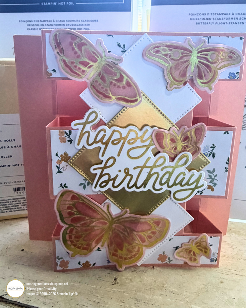 Stampin' Up! Butterfly Flight Double Tower Birthday Card