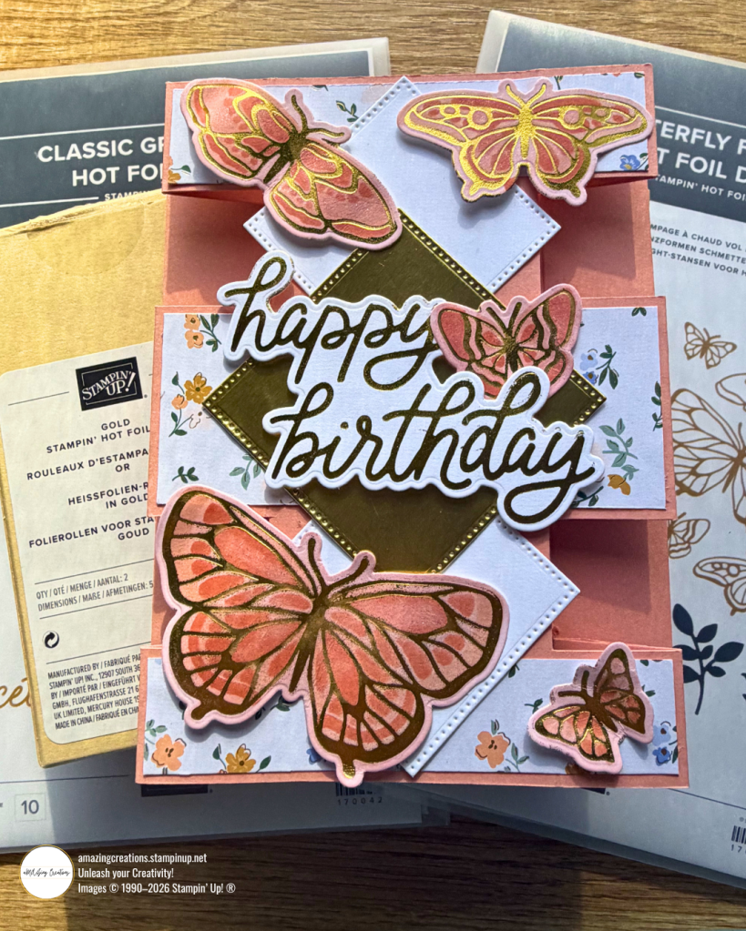 Stampin' Up! Butterfly Flight Double Tower Birthday Card